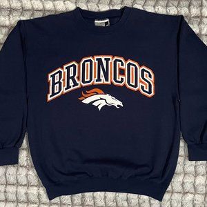 Vintage Navy Denver Broncos Sweater